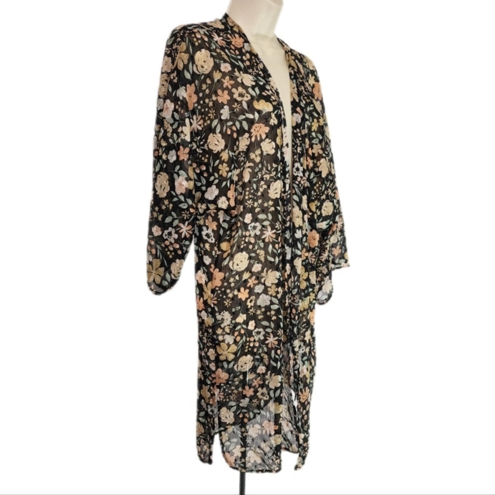 Jess Lea Kimono Cover Up Multicolor Size XL